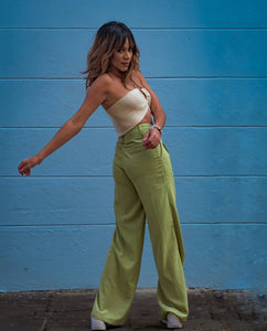 Spring Green Wide Leg Pants