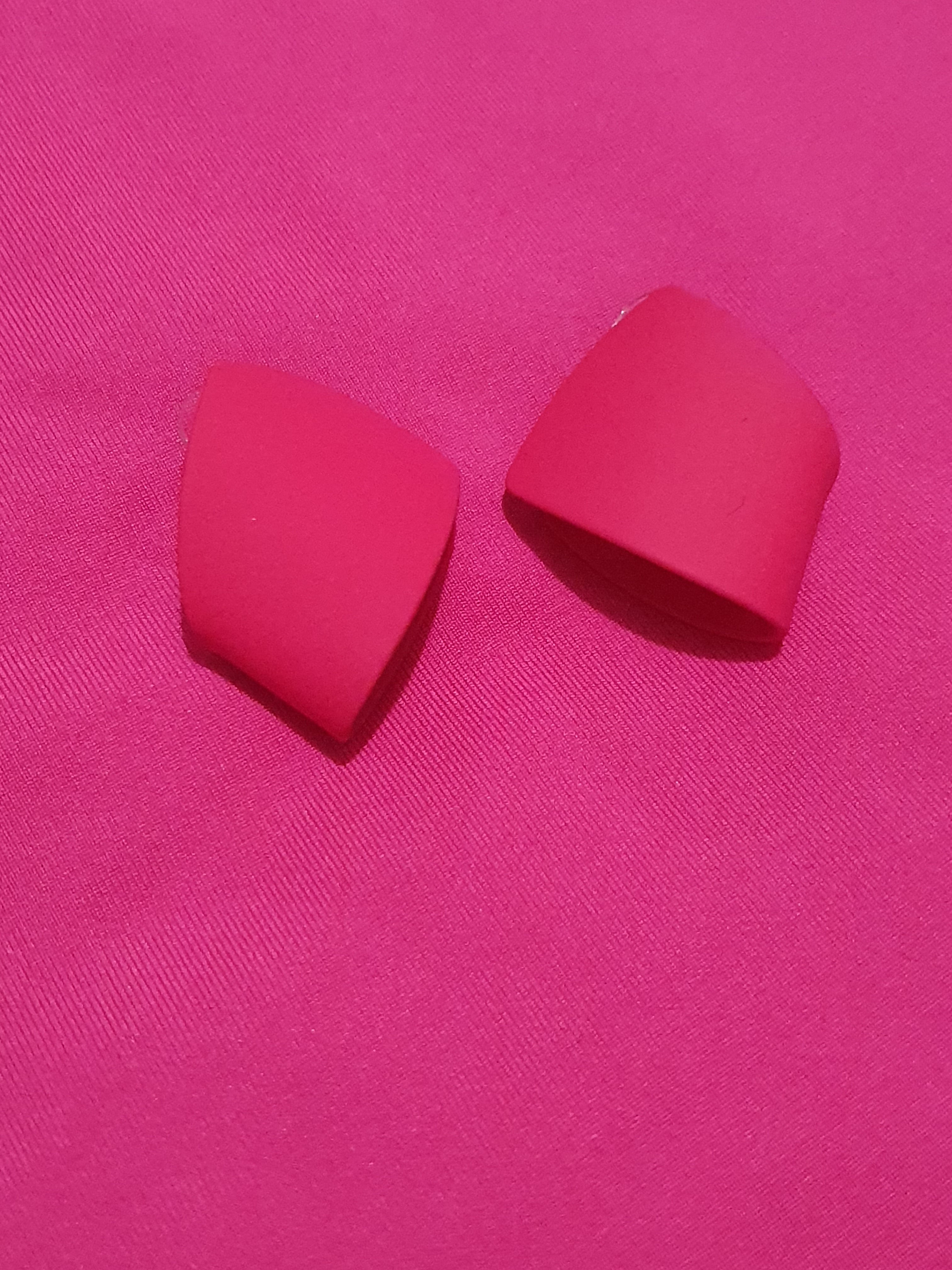 Hot Pink Stud Earring