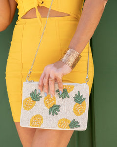 Pineapple Beaded Cluth